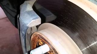 2013 Ford Fiesta  Checking Front Brake Pads  Link To DIY Guide For Changing Pads [upl. by Drue]