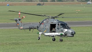 AIRPOWER 24  German Navy Super Lynx Mk88A40 8315 landing at Zeltweg Air Base [upl. by Nelluc837]