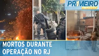 RJ confrontos em comunidades deixam 7 suspeitos mortos e 5 feridos  Primeiro Impacto 270224 [upl. by Mallin]