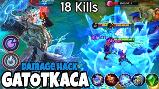 18 Kills Overpowered Damage Build Gatotkaca  Best Build Mage Gatotkaca 2024  MLBB [upl. by Pollak]