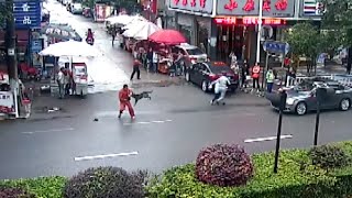 Ferocious Dog Attacks People over 20 Injured [upl. by Aneret]