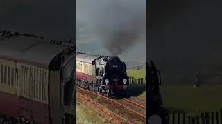 34046 Braunton in action at Seascale steam steamengine train short [upl. by Silvestro750]