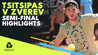 Stefanos Tsitsipas vs Alexander Zverev Highlights  Rome 2022 SemiFinal [upl. by Harod]