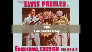 Elvis Presley  Jailhouse Rock Lyrics [upl. by Hanako]