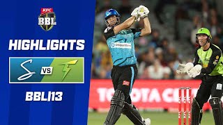 Adelaide Strikers v Sydney Thunder  BBL13 [upl. by Woll]