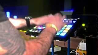 quotIncrediblequot pad drumming live on Maschine  Foundation Seattle [upl. by Leachim906]