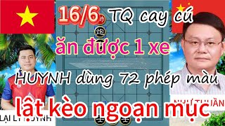 TQ cay cú ăn được 1 xe HUYNH dùng 72 phép màu lạt kèo ngoạn mục  cờ tướng hay 4k [upl. by Petulia289]