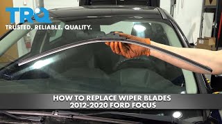 How to Replace Wiper Blades 20122020 Ford Focus [upl. by Magulac520]