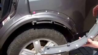 How to fit painted wheel arches to Land Rover Discovery 3  LR3 [upl. by Ataga]