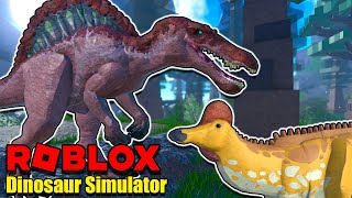 Jurassic Park SPINOSAURUS is HERE  Roblox Dinosaur Simulator [upl. by Aniuqal]