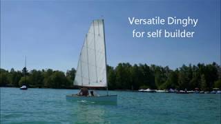 Mebo12 nesting dinghy  first sail [upl. by Kalindi244]