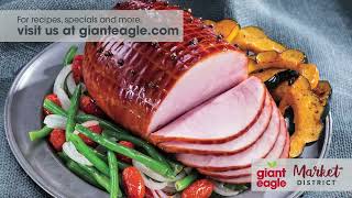 Glazed Sweet Bourbon Honey Ham [upl. by Nelehyram]