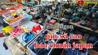 pin Japan xã cao bảo hành 3 tháng vỏ mạch makita các loại [upl. by Aiuqes]