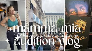 mamma mia open audition experience  seeing tina the musical  london vlog [upl. by Aldarcie897]