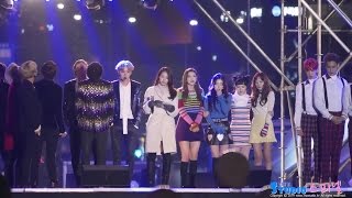 HD Fancam 161231 BTS amp Red Velvet  New Year Countdown  MBC Gayo Daejun 2016 [upl. by Aronas]