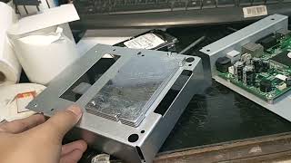 Thermal printer Wintec win91 disassembly [upl. by Sinnard]