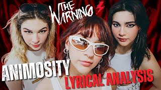 The Warning ANIMOSITY Lyrics Analysis amp Reaction  the psychology and meaning behind the song [upl. by Harpp]