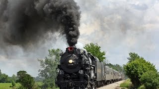 Pere Marquette 1225 Train Expo 2014 Last Run [upl. by Peg]