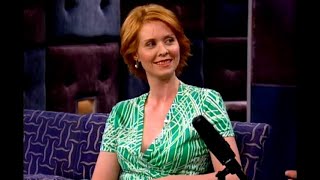 Cynthia Nixon On The quotSex And The Cityquot Scene That Went Too Far  Late Night With Conan OBrien [upl. by Anoyet]