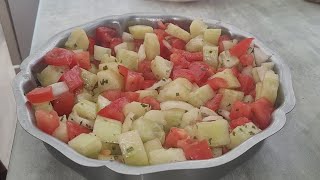 salade de concombre et tomates 🥗 [upl. by Baten]