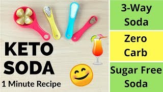 Keto Soda  Sugar Free Soda  Diet Soda  Lemon Soda Keto Drink  Keto Diet Recipe  Shivi Studio [upl. by Doownelg776]