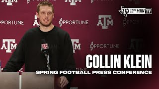 Spring Preview Press Conference Collin Klein [upl. by Bysshe1]