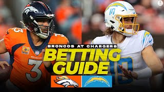 Broncos at Chargers Betting Preview FREE expert picks props NFL Week 6  CBS Sports HQ [upl. by Irallih]