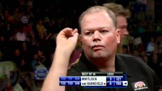 PDC Premier League 2011  van Barneveld 156 Checkout vs Whitlock [upl. by Miran]