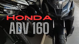 HONDA ADV 160 BLACK VERSION  REVIEW FEATURES [upl. by Diehl]