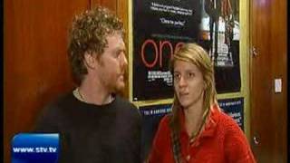 Once  Glen Hansard and Marketa Irglova interview in Glasgow [upl. by Staci]