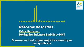 Chronique radio MNT  Réforme de la PSC  Faïza Mansouri [upl. by Drucy]