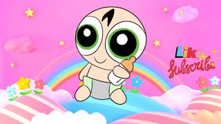 How to Draw Powerpuff Girls Cute and Adorable Baby Buttercup drawing and coloring video drawtube28 [upl. by Aihsoj735]