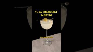 Yuja breakfast martini shorts cocktail yuzu yuja [upl. by Jacquet]