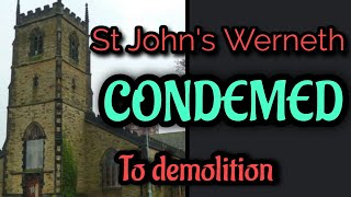 Oldham Werneth St Johns Church to be demolished Another building destroyed in Oldham [upl. by Yelrebmyk]