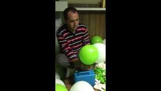 Svm Organizasyon balon Süsleme Zincir Balon Nasıl Yapılır 0232 421 66 70wwwsvmorganizasyoncomtr [upl. by Mikel]