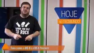 Hoje no TecMundo 0306  Android 443 para Nexus Xperia T3 Facebook iOS 8 e OS X Yosemite [upl. by Son]