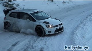 TestEssais Monte Carlo 2013 Polo WRC JariMatti Latvala HD [upl. by Ddene]