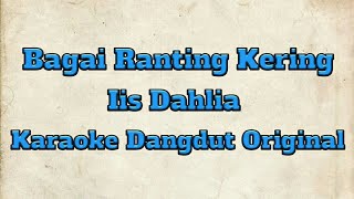 Karaoke Dangdut Bagai Ranting Kering Original [upl. by Stevy]