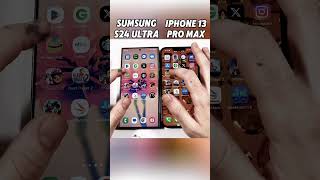 iPhone 13 Pro Max vs Samsung S24 Ultra SPEED TEST 🚀 Who’s the REAL SPEED KING 👑shortsviralvideo [upl. by Eidnahs896]