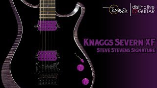 Knaggs Severn XF Steve Stevens Signature  Black amp Purple [upl. by Accebber20]