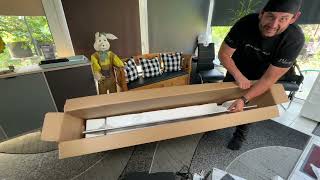 LG OLED65C27LA TV 164 cm 65 Zoll OLED evo Fernseher HDR 4K 120Hz Unboxing und Anleitung [upl. by Inoy]