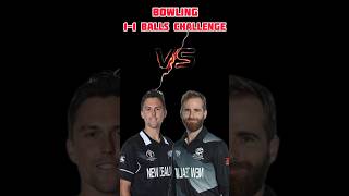 trent boult vs Kane Williamson 11 balls bowling challenge shorts shortfeed rc24 cricket [upl. by Ojybbob962]