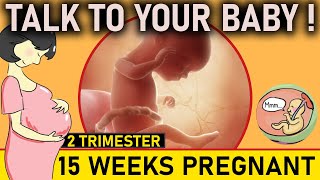 15 Weeks Pregnant  TALK TO YOUR BABY [upl. by Rani]