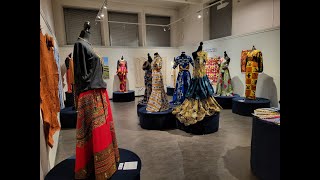 African Textile Exhibition Veendam Museum The Netherlands Nov 2023 to April 2024 [upl. by Ailisec]