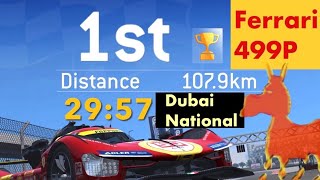 Real Racing 3 RR3 Ferrari 499P Endless Endurance Dubai National [upl. by Sami]