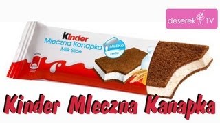 Jak zrobić Kinder Mleczną Kanapkę  DeserekTV [upl. by Paxton]