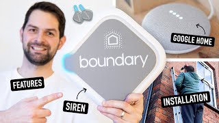 Boundary Alarm Installation tips Review Siren amp Google Home Ad [upl. by Tessler]