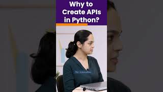 Why To Create APIs In Python  Python Interview Question  Python Classes In Pune  shorts [upl. by Rie350]