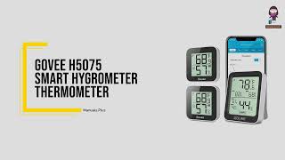 Govee H5075 Smart Thermo Hygrometer User Manual Everything You Need to Know [upl. by Yebot]