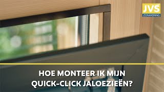 Montage Hoe monteer ik mijn QuickClick Jaloezie [upl. by Odlanir]